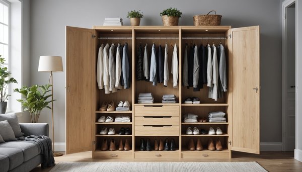 L'armoire à vêtements pas cher pour un espace bien organisé